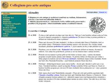 Tablet Screenshot of collegium.cz