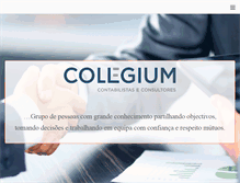 Tablet Screenshot of collegium.pt